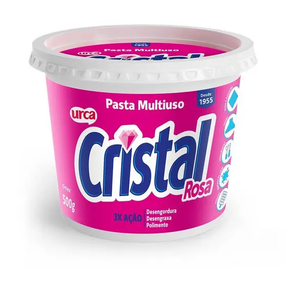 Sabão em Pasta Cristal Rosa - 500g