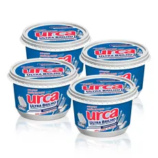 Kit 4 Sabão em Pasta Tradicional Urca 500G
