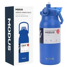 MODUS Garrafa Térmica Isolada a Vácuo De Aço Inoxidável 1700ML Grande Capacidade Com Canudo