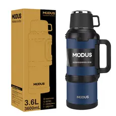 MODUS 3600ml Garrafa Térmica De Aço Inoxidável Grande Capacidade Quente Frio Inox Isolada