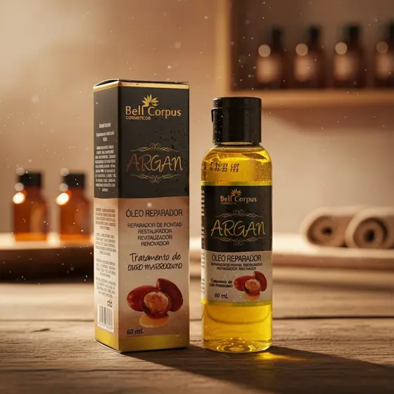 Reparador de pontas Óleo de argan 60ml Bell Corpus