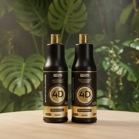 Kit Sampoo Anti-Resíduos/Escova ôrganica Vithafios - 500ML/1KG