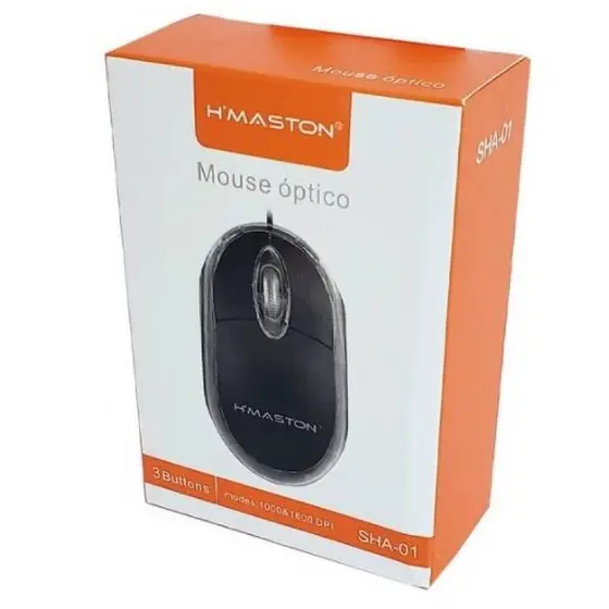 Mouse Mini Com Fio USB 1.200dpi Óptico Para Computador Notebook