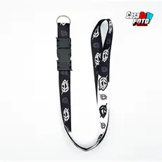 Chaveiro Escudo da Fé com engate Rápido Moto Cordão Tirante Pescoço Crachá