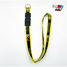 Chaveiro VR 46 com engate Rápido Moto Cordão Tirante Pescoço Crachá