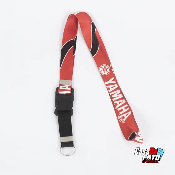 Chaveiro Yamaha Moto Cordão Tirante Pescoço Crachá