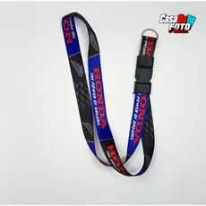 Chaveiro Honda The Power com engate Rápido Moto Cordão Tirante Pescoço Crachá