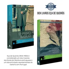 Box livros Eça de Queirós: A correspondência de Fradique Mendes & Primo Basílio