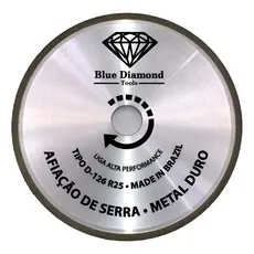 Rebolo Diamantado 4A2 Concentração C25 Blue Diamond Tools Afiar Serra Videa Widia