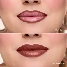 Batom Duo Perfect Match Eudora Niina Secrets Contorno e Batom Labial, Define e Preenche