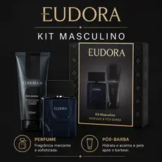 Kit Presente Masculino - Perfume Eudora H e Loção Pós Barba Masculina