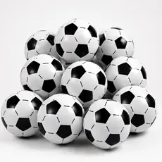 Bola Futebol branco e preto Vinil Pingo Dente De Leite Atacado