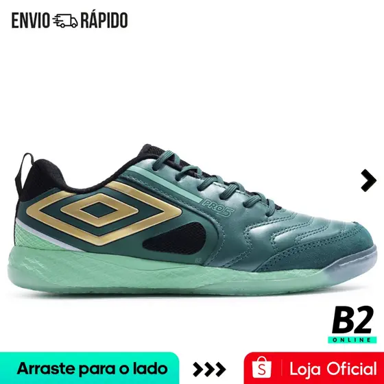 Chuteira Futsal Umbro Pro 5 Bump Masculina 100% Original Com Nota Fiscal e Garantia