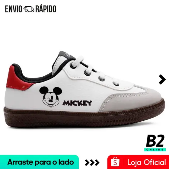 Tênis Disney  Mickey Infantil Masculino Original Com Nota Fiscal e Garantia