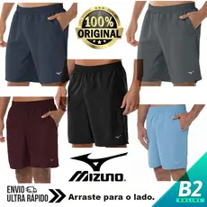 Bermuda Masculina Mizuno Energy M 7" 100% Original Com Nota Fiscal e Garantia