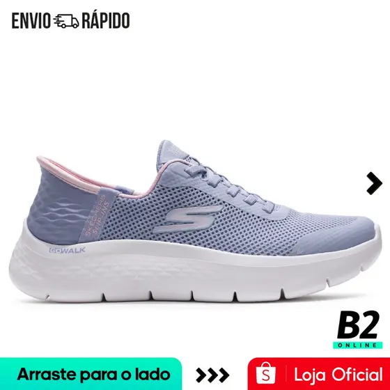 Tênis Skechers Go Walk Flex Grand Entry Feminino 100% Original Com Nota Fiscal e Garantia