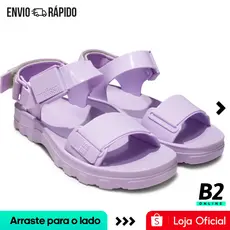 Sandália Melissa Kick Off Sandal Low Feminina Lilas Original com Nota Fiscal e Garantia