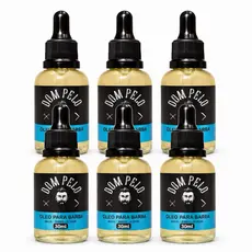 KIT 6x Óleos Pra Barba Dom Pelo 30ml Barba Macia Perfumada Modelador Hidratação