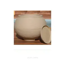 Vaso Esfera Polietileno 32cm x 30cm x 18cm