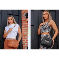 Bolsa Feminina transversal de ombro lateral,Bolsa luxo Bolsa Tiracolo Matelassê Premium