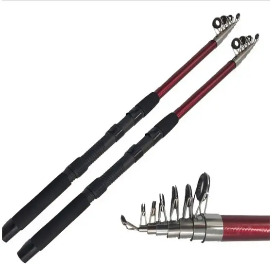 Vara De Pesca teiescopicapara molinete 3.60cm P/molinete 20 Libras