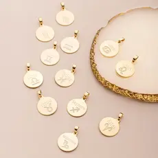 Colar Signos Folheado a Ouro – Seu Estilo com Toque Astral - Banhado Ouro 18K