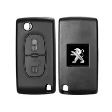 Capa Chave Canivete Peugeot 307 308 408 Partner Hoggar 2 Botões