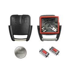 Kit Capa Chave Gm Astra Corsa Celta Prisma + Botão E Bateria