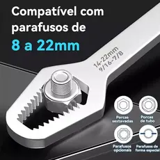 Chave de Boca Fixa Torx 8mm a 22mm | Encaixe Estrela | 22cm | Ferramenta Profissional