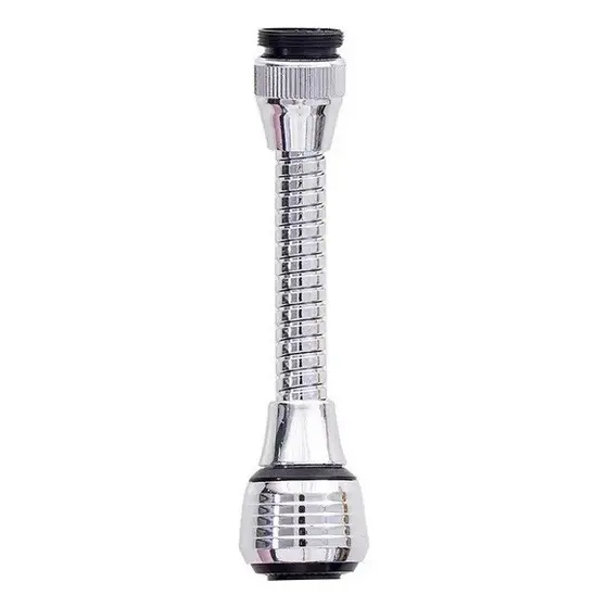 Extensor Flexível De Torneira Pia Adaptador 14cm Chuveirinho 360º Bicas De Torneiras