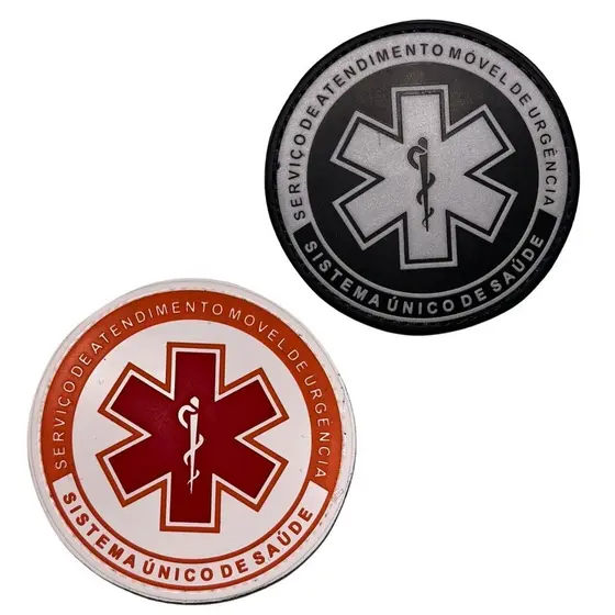 Patch Emblema com Velcro - Pronto para Usar!
