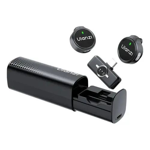 Microfone De Lapela Ulanzi A21 Para Iphone 15+ Android Usb-c