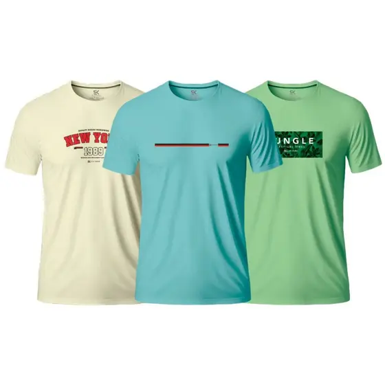 Kit 3 Camisas Plus Size Lindas G1 G2 G3 G4 G5 G6