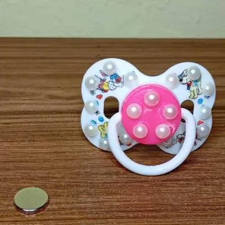 Chupeta Magnetica Para Bebe Reborn + Ima Neodimio