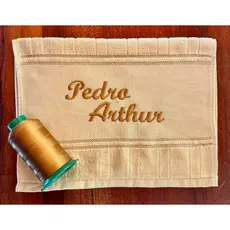 Toalha Lavabo Personalizada Bordada -   30x45cm - Artesanalle