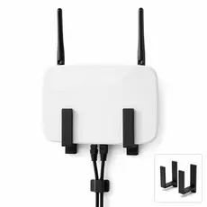 Suporte Roteador Parede Sem Furo Fita 3M Universal Organizador WiFi Modem