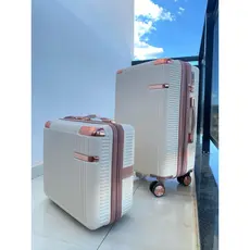 Mala de Viagem ABS 23 kg + FRASQUEIRA Rodinha 360° Bagagem Individual