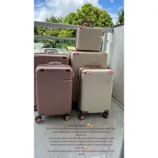 Kit malas 23kg e 10kg Bordo & 1 frasqueira