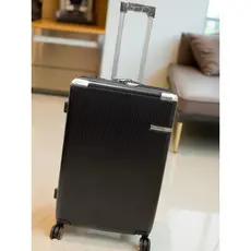 Mala 23kg preta elegante caixa de ouro modelo Malas Reizane 2026 anti-roubo Rodas duplas 360