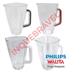 Copo Original inquebrável Liquidificador Philips Walita RI2240, RI2241, RI2242 5 anos de garantia