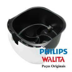 Suporte cesta RI9225 Ri9217 RI9220 Original Philips Walita Fritadeira Branca Gaveta Base Air Fryer