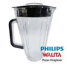 Copo Original com tampa, sobretampa e acabamento lateral Philips Walita RI2240, Ri2242 ou RI2244