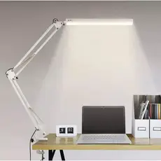 Luminária de Mesa Articulada Regulável com garra Base