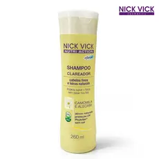 Shampoo Clareador NICK VICK Nutri Camomila e Alecrim 260ml