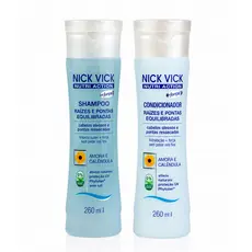 Kit NICK VICK Raízes e Pontas Equilibradas Nutri Action (Shampoo + Condicionador)