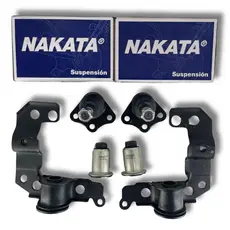 Kit 04 Buchas Bandeja de Suspensão + Pivôs - Fiat Palio Fire - Nakata
