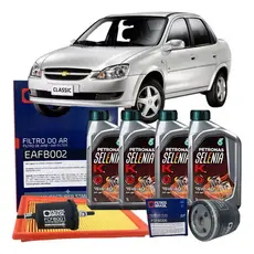 Kit Troca de Óleo e Filtros - GM Corsa / Classic / Agile / Montana - 15W40