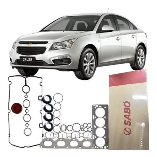 Jogo Junta Superior do Motor - GM Cruze / Tracker 1.8 16V 2012 2013 2014 2015 2016 - Sabó