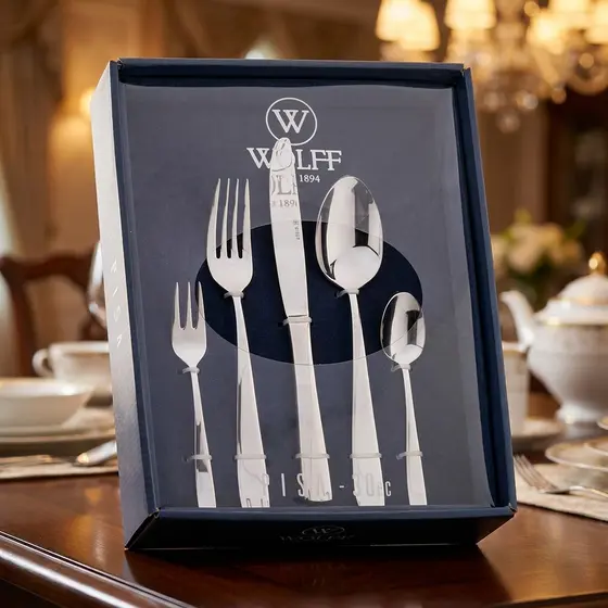 Faqueiro 30 Peças Aço Inox Pisa Wolff Original Jogo De Talheres