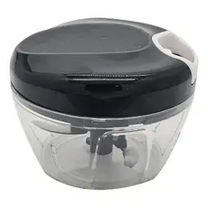 Mini Processador Alimentos Triturador Manual 3 Laminas 500ml